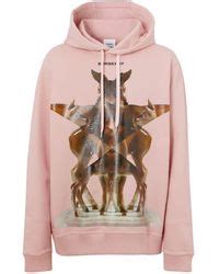 burberry hoodie pink